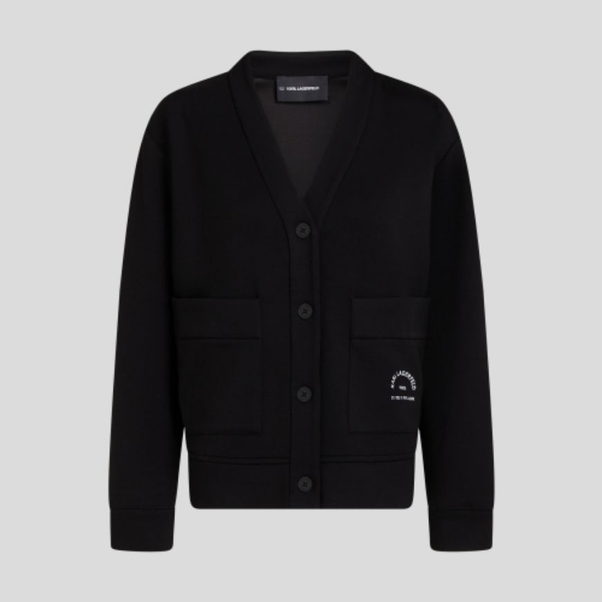 Снимка на KARL LAGERFELD ДАМСКА ЖИЛЕТКА RSG SWEAT CARDIGAN BLACK