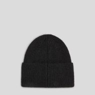 Снимка на KARL LAGERFELD ДАМСКА ШАПКА IKON FURRY PATCH BEANIE BLACK 2
