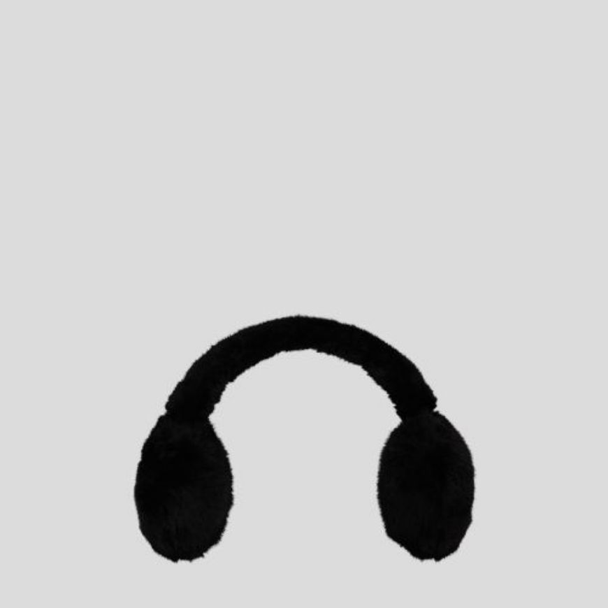 Снимка на KARL LAGERFELD ДАМСКА ШАПКА IKON FUR EARS MUFFS BLACK