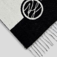 Picture of KARL LAGERFELD WOMEN'S K/AUTOGRAPH BICOLOR JKRD SCARF WHITE/BLACK 3