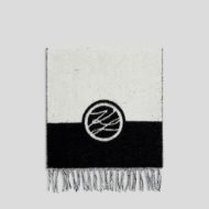 Picture of KARL LAGERFELD WOMEN'S K/AUTOGRAPH BICOLOR JKRD SCARF WHITE/BLACK 2