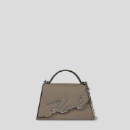 Picture of KARL LAGERFELD WOMEN'S K/SIGNATURE 2.0 MD CROSSBODY ASH GREY 1