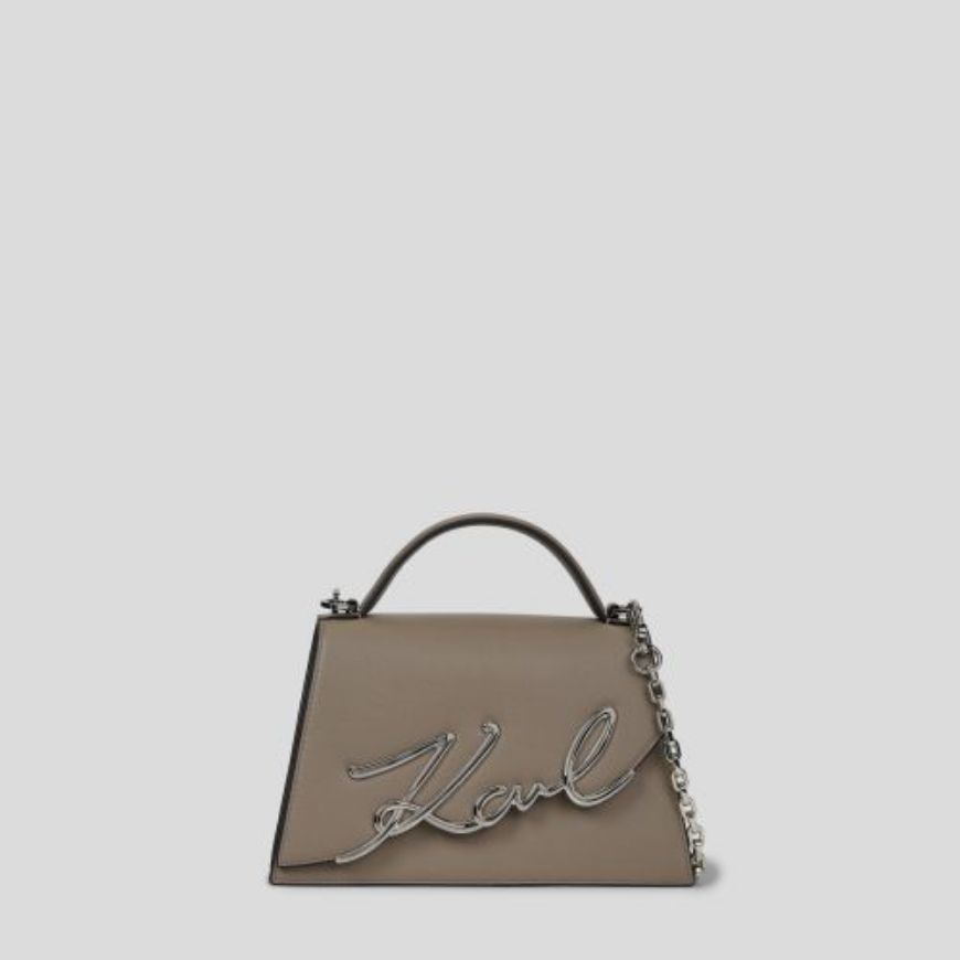 Picture of KARL LAGERFELD WOMEN'S K/SIGNATURE 2.0 MD CROSSBODY ASH GREY