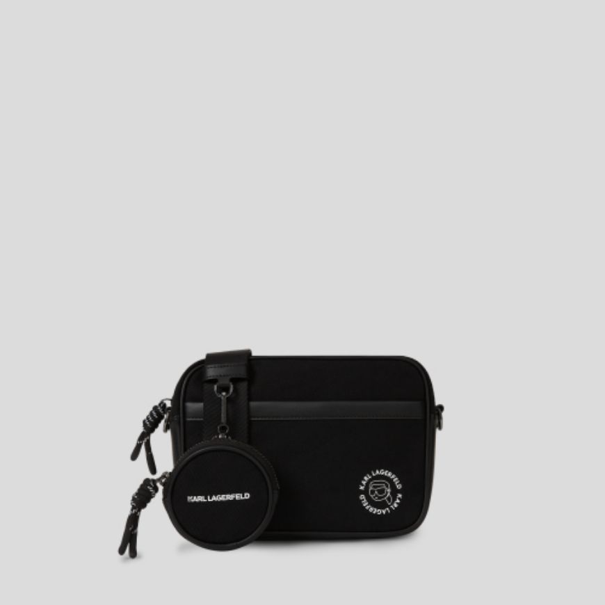 Снимка на KARL LAGERFELD МЪЖКА ЧАНТА IKON PU MIX CAMERA BAG BLACK