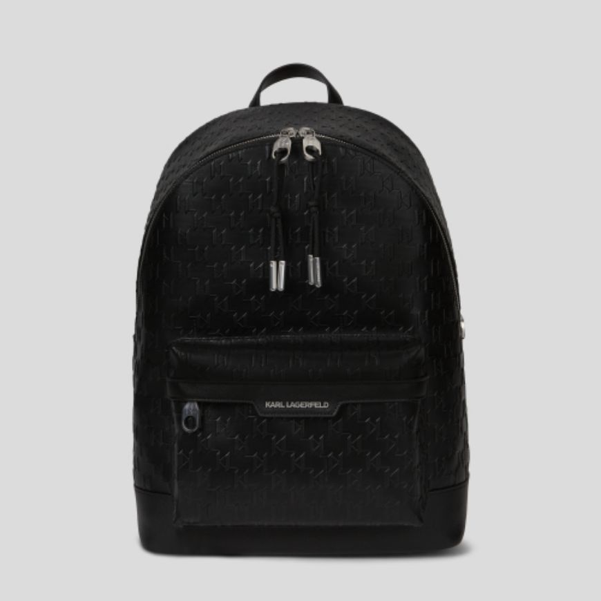 Снимка на KARL LAGERFELD МЪЖКА РАНИЦА K/MONOGRAM PERFORATED BACKPACK BLACK