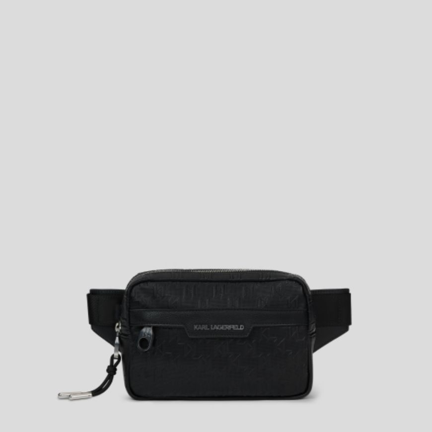 Снимка на KARL LAGERFELD МЪЖКА ЧАНТА K/MONOGRAM PERFORATED BUMBAG BLACK