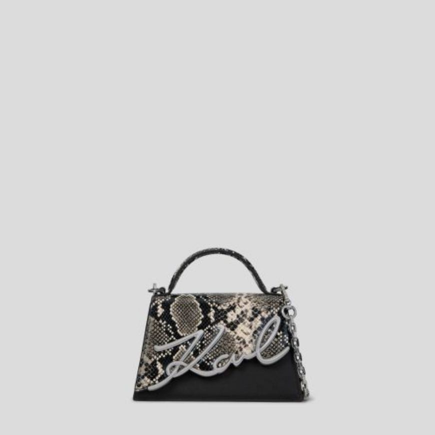 Picture of KARL LAGERFELD WOMEN'S K/SIGNATURE 2.0 SM CB PYTHON NATURAL SNAKE AOP