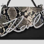 Picture of KARL LAGERFELD WOMEN'S K/SIGNATURE 2.0 SM CB PYTHON NATURAL SNAKE AOP 3