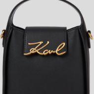 Picture of KARL LAGERFELD WOMEN'S K/SIGNATURE SM CB HOBO BLACK/GOLD 3
