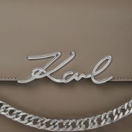 Picture of KARL LAGERFELD WOMEN'S K/SIGNATURE MD FLAP SHB ASH GREY 4