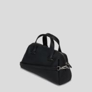 Picture of KARL LAGERFELD WOMEN'S IKON PEBBLE SM SATCHEL BLACK 2