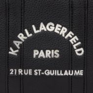Picture of KARL LAGERFELD WOMEN'S K/RSG MN SQUARE TOTE SHEARLING BLACK 4