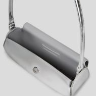 Picture of KARL LAGERFELD WOMEN'S IKON LEATHER CLOSURE SHB SILVER 3