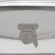 Picture of KARL LAGERFELD WOMEN'S IKON LEATHER CLOSURE SHB SILVER 4