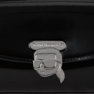 Picture of KARL LAGERFELD WOMEN'S IKON LEATHER CLOSURE SHB BLACK 4