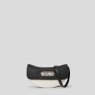 Picture of KARL LAGERFELD WOMEN'S K/SIGNATURE CURVED CB BL/WH BLACK/WHITE 1