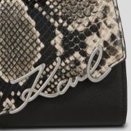 Picture of KARL LAGERFELD WOMEN'S K/SIGNATURE MINI FLAP CB PYTH NATURAL SNAKE AOP 4