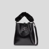 Picture of KARL LAGERFELD WOMEN'S K/AUTOGRAPH DROP SM BKT SPAZ BLACK-GUNMETAL 1