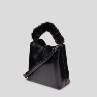 Picture of KARL LAGERFELD WOMEN'S K/AUTOGRAPH DROP SM BKT SPAZ BLACK-GUNMETAL 2