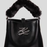Picture of KARL LAGERFELD WOMEN'S K/AUTOGRAPH DROP SM BKT SPAZ BLACK-GUNMETAL 4