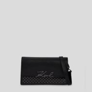 Picture of KARL LAGERFELD WOMEN'S K/SIGNATURE CROSSBODY ST BLACK EMBELLISHMENT 1