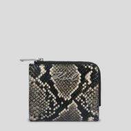 Снимка на KARL LAGERFELD ДАМСКО ПОРТМОНЕ K/SIGNATURE SM SL BIFOLD WALLET PHYTHON NATURAL SNAKE AOP 1