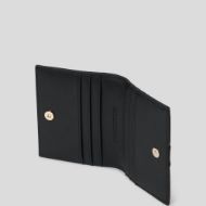 Picture of KARL LAGERFELD WOMEN'S K/AUTOGRAPH DROP BIFOLD CARD HOLDER GP BLACK/GOLD 3