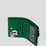 Снимка на KARL LAGERFELD ДАМСКО ПОРТМОНЕ IKON PEBBLE SM BIFOLD WALLET GP BLACK 2