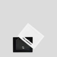 Снимка на KARL LAGERFELD ДАМСКО ПОРТМОНЕ IKON PEBBLE SM BIFOLD WALLET GP BLACK 1