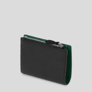 Снимка на KARL LAGERFELD ДАМСКО ПОРТМОНЕ IKON PEBBLE SM BIFOLD WALLET GP BLACK 3