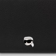 Снимка на KARL LAGERFELD ДАМСКО ПОРТМОНЕ IKON PEBBLE SM BIFOLD WALLET GP BLACK 4