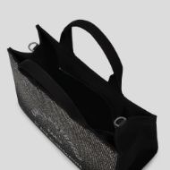 Picture of KARL LAGERFELD WOMEN'S K/RSG SQUARE RH DEG MD TOTE DEGRADE BLACK GREY 3