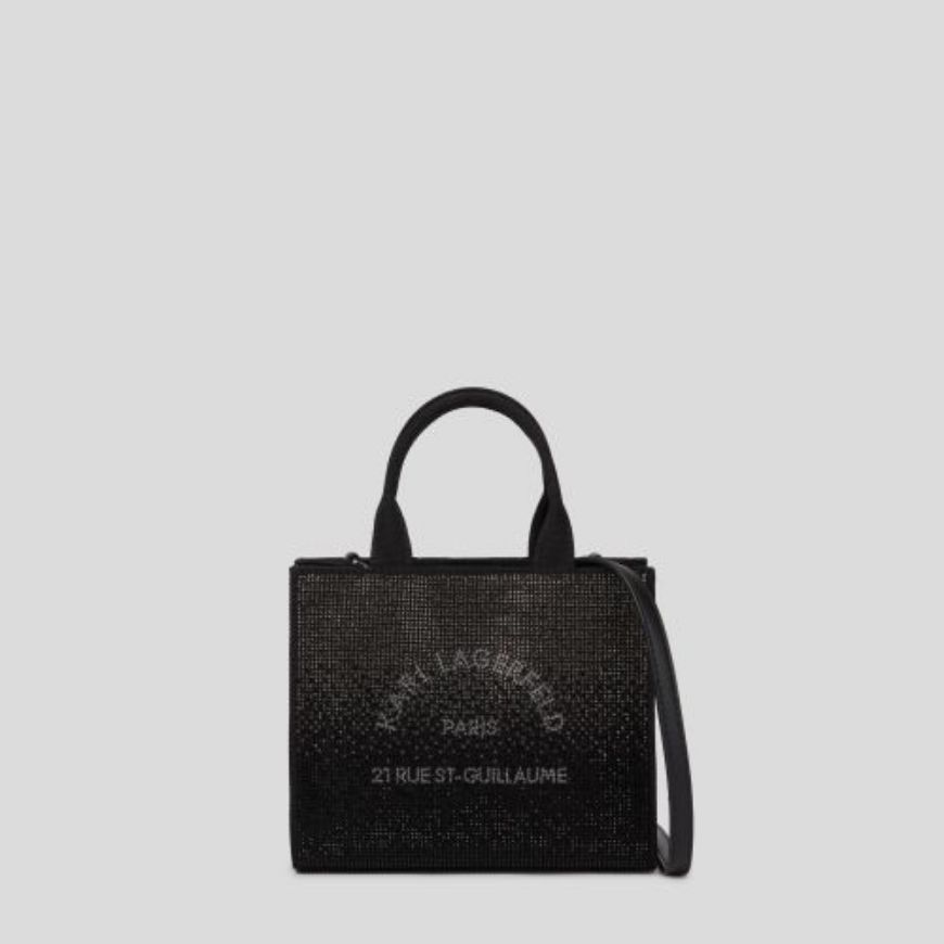 Picture of KARL LAGERFELD WOMEN'S K/RSG SQUARE RH DEG MINI TOTE DEGRADE BLACK GREY
