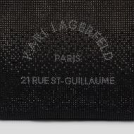 Picture of KARL LAGERFELD WOMEN'S K/RSG SQUARE RH DEG MINI TOTE DEGRADE BLACK GREY 4