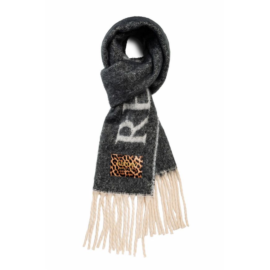 Снимка на REPLAY ДАМСКИ ШАЛ SOFT SCARF WITH FRINGES BLACK