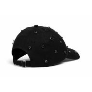 Снимка на REPLAY ДАМСКА ШАПКА COTTON TWILL CAP WITH STRASS AND LOGO BLACK 2