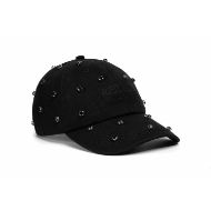 Снимка на REPLAY ДАМСКА ШАПКА COTTON TWILL CAP WITH STRASS AND LOGO BLACK 1