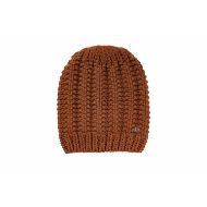 Снимка на REPLAY ДАМСКА ШАПКА KNITTED BEANIE WITH DIAMOND LOGO BROWN 1