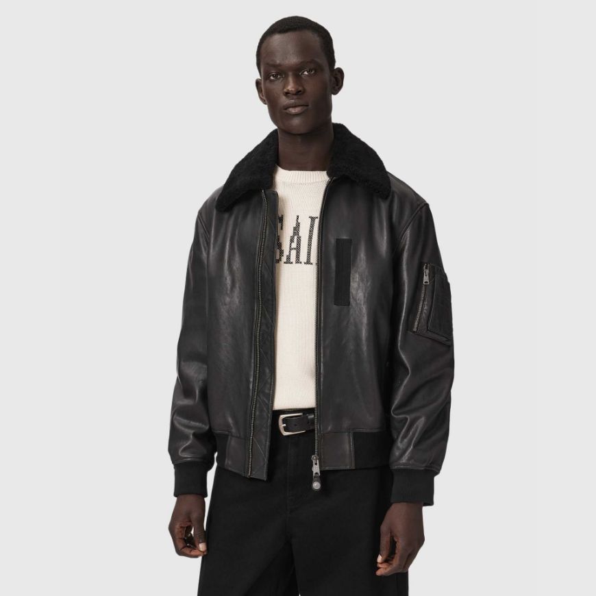 Снимка на ALLSAINTS МЪЖКО ЯКЕ DARBY BOMBER BLACK/BLACK