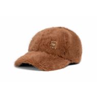 Снимка на REPLAY ДАМСКА ШАПКА FURRY TEXTILE CAP BROWN 1