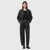 Picture of ALLSAINTS WOMEN'S MANTA TROUSERS BLACK 5