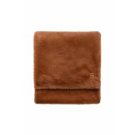 Снимка на REPLAY ДАМСКИ ШАЛ FURRY TEXTILE SCARF WITH SQUARE LOGO BROWN 2