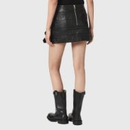 Снимка на ALLSAINTS ДАМСКА КОЖЕНА ПОЛА BETTY BUCKLE SKIRT BLACK 3