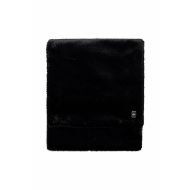 Снимка на REPLAY ДАМСКИ ШАЛ FURRY TEXTILE SCARF WITH SQUARE LOGO BLACK 2