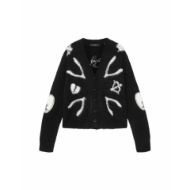Снимка на ALLSAINTS ДАМСКА ЖИЛЕТКА CHARM CARDIGAN BLACK/CHALK WHITE 6