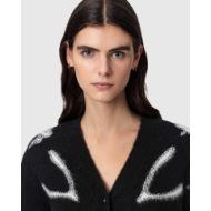 Снимка на ALLSAINTS ДАМСКА ЖИЛЕТКА CHARM CARDIGAN BLACK/CHALK WHITE 3