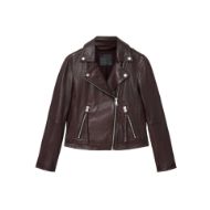 Picture of ALLSAINTS WOMEN'S DALBY BIKER OXBLOOD RED 7