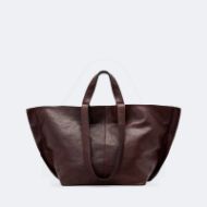 Снимка на ALLSAINTS ДАМСКА ЧАНТА LUTECE LEATHER TOTE BURGUNDY RED 1