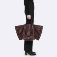 Снимка на ALLSAINTS ДАМСКА ЧАНТА LUTECE LEATHER TOTE BURGUNDY RED 5