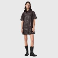 Picture of ALLSAINTS WOMEN'S ROCK DRESS OXBLOOD RED 4